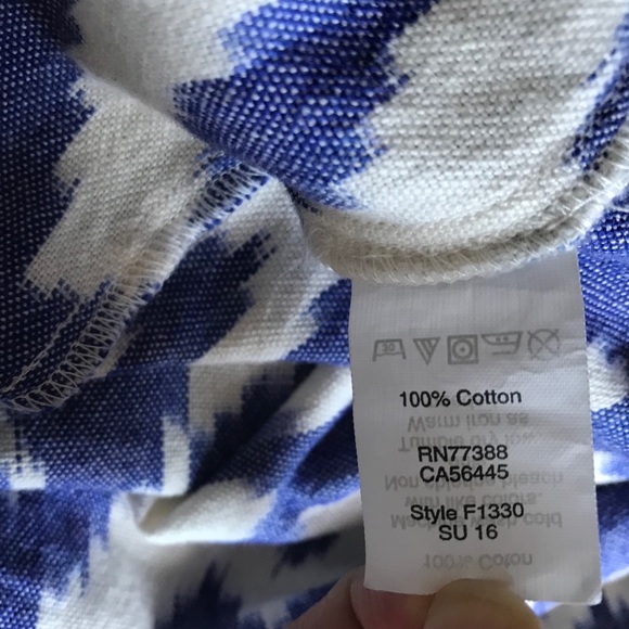 Madewell balcony off-the-shoulder ikat top - Picture 4 of 6